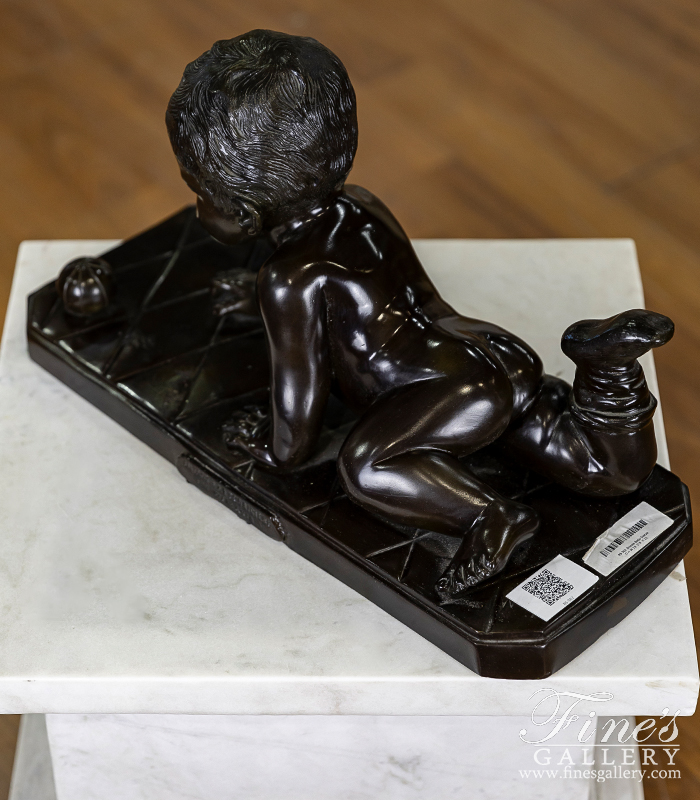 Bronze Statues  - Bronze Baby Statue ( Vintage ) - BS-302